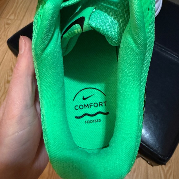 Nike Running Lime Green and Black Athletic Shoes main image 8